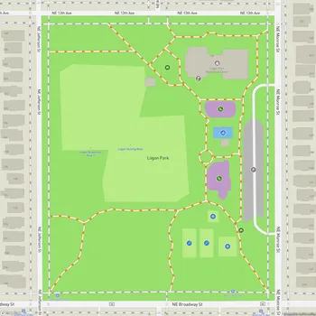 Map of Logan Park