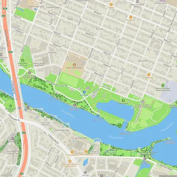 Map of Edward Rendon Sr. Metropolitan Park at Festival Beach