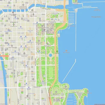 Map of Grant Park