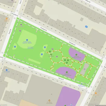 Map of Carroll Park