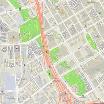 Map of Guadalupe River Park