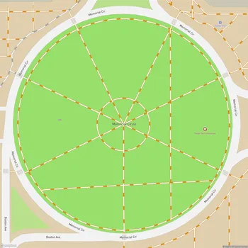 Map of Memorial Circle