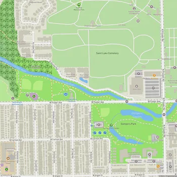 Map of Gompers Park