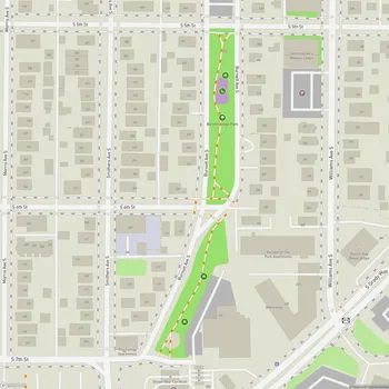 Map of Burnett Linear Park