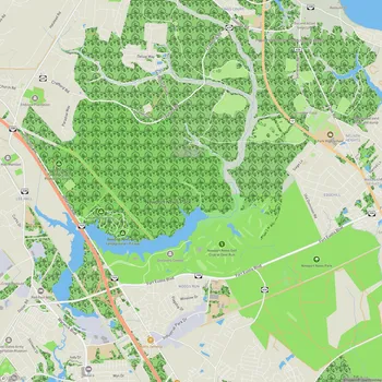 Map of Newport News Park