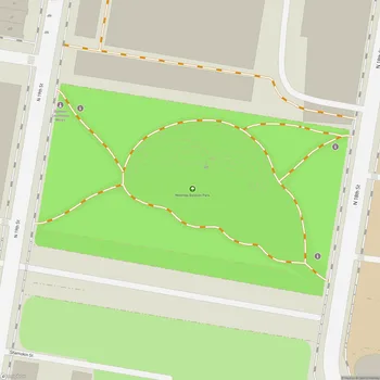 Map of Matthias Baldwin Park