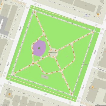 Map of Fremont Park