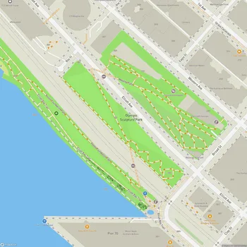 Map of Olympic Sculpture Park