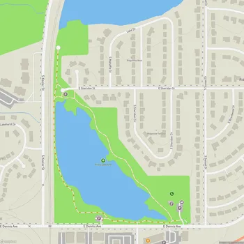 Map of Frisco Lake Park