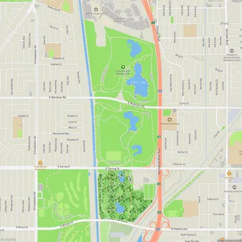Map of El Dorado East Regional Park