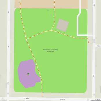 Map of Washington School Park