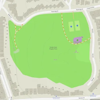Map of Golden Gate Heights Park