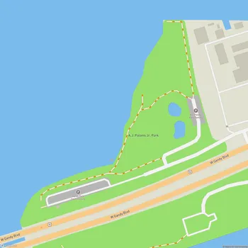 Map of A.J. Palonis Jr. Park