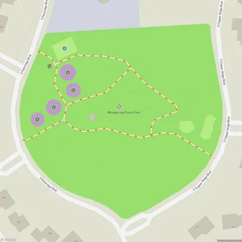 Map of Whispering Pines Park