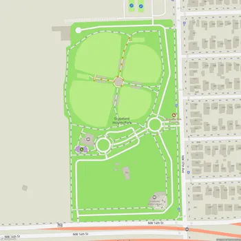 Map of Grapeland Heights Park