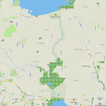 Map of Ray Roberts Lake State Park - Greenbelt Corridor