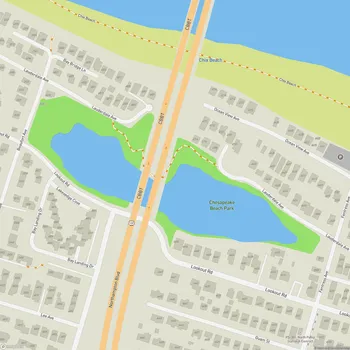 Map of Chesapeake Beach Park