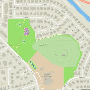 Map of Falcon Hill Park