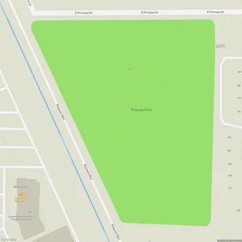 Map of Princess Park