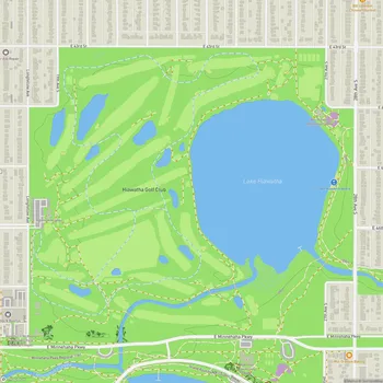 Map of Lake Hiawatha Park