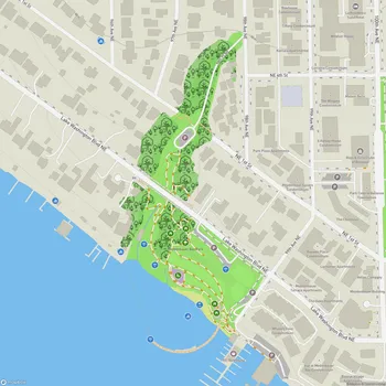 Map of Meydenbauer Bay Park