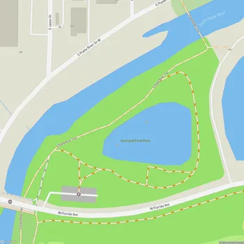 Map of Overland Pond Park