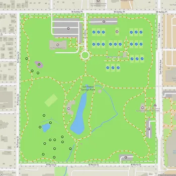 Map of San Pedro Springs Park