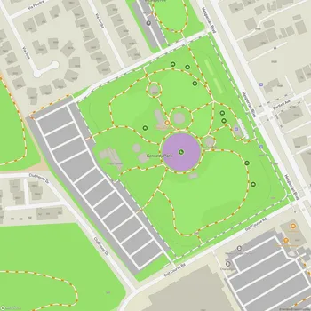 Map of John F Kennedy Park