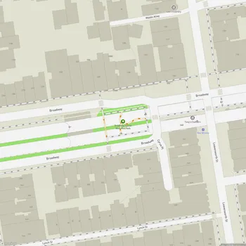 Map of Broadway Tunnel West Mini Park