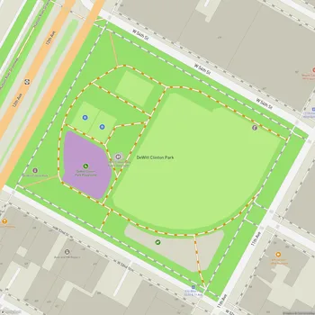 Map of DeWitt Clinton Park