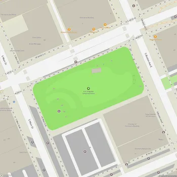 Map of H.A. Chapman Centennial Green