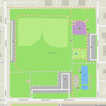 Map of Falcon Park
