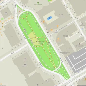 Map of Plaza de César E. Chávez