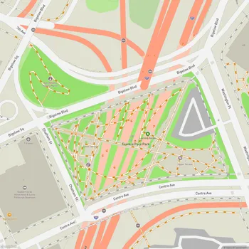 Map of Frankie Pace Park