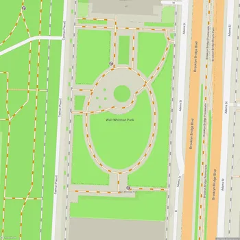 Map of Walt Whitman Park