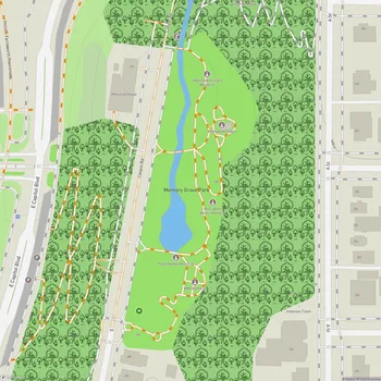 Map of Memory Grove Park