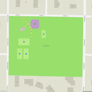 Map of Lewis Park