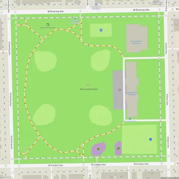 Map of Kosciuszko Park