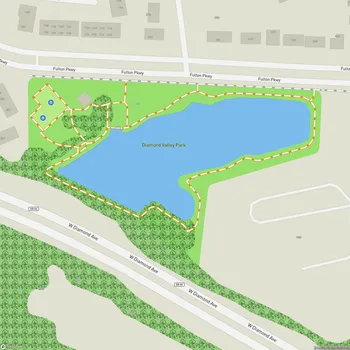 Map of Diamond Valley Park