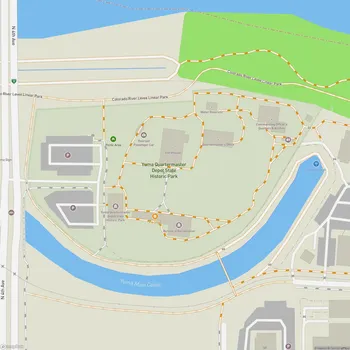 Map of Colorado River State Historic Park