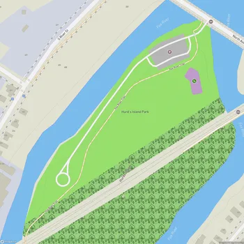 Map of Hurd's Island Park
