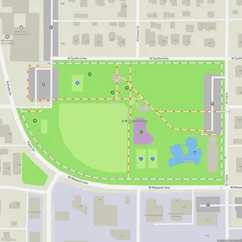 Map of A.M. Cannon Park