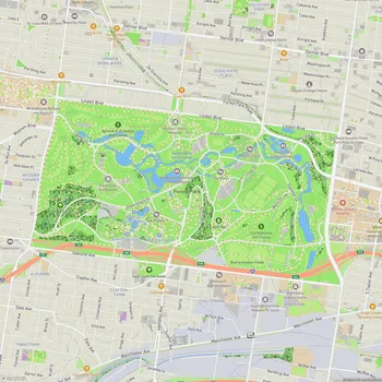 Map of Forest Park
