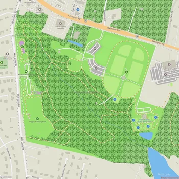 Map of Southeast Clarke Park