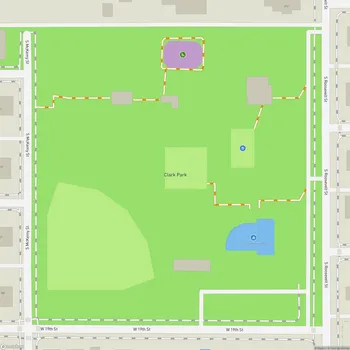 Map of Clark Park