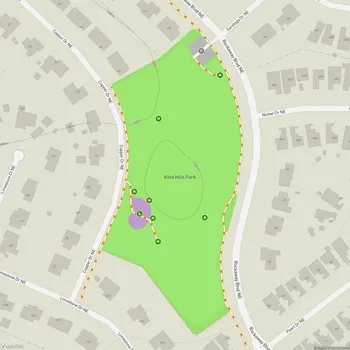 Map of Vista Hills Park