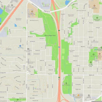 Map of Max E. Roper Park
