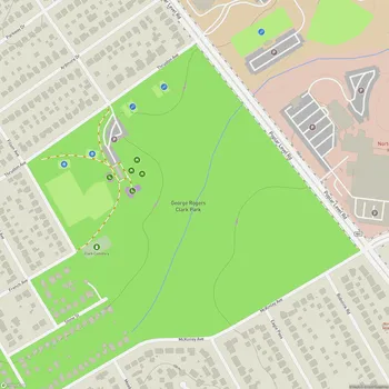 Map of George Rogers Clark Park