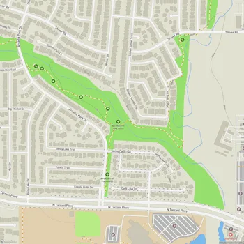 Map of Arcadia Trail Park North