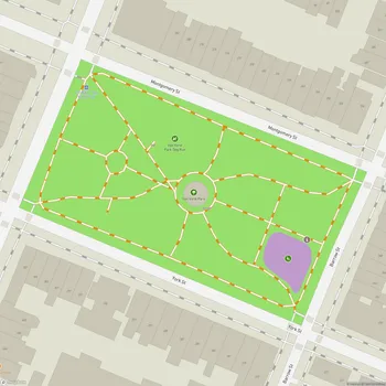 Map of Van Vorst Park